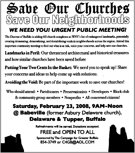 Save our Churches Meeting