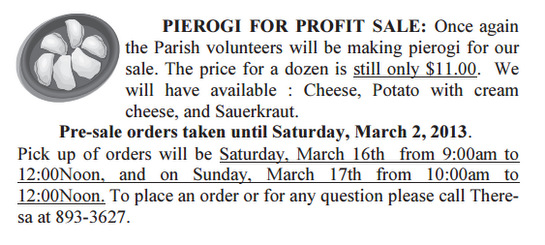 Saint Stan's Pierogi